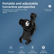 TELESIN Action Camera Backpack Strap Bracket for GoPro Insta360 DJI Action 2 and Action Camera