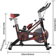 COOLBABY Exercise Bikes, Indoor Stationary Bikes for Home Workout, Quiet Belt Drive, DGDC06-SRK