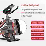 COOLBABY Exercise Bikes, Indoor Stationary Bikes for Home Workout, Quiet Belt Drive, DGDC06-SRK