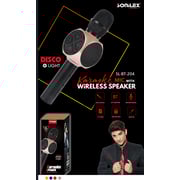 Sonilex -BS 204 Wireless Bluetooth Recording Condenser Handheld Stand Microphone Rose Gold