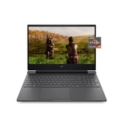 HP Victus (2021) Gaming Laptop - AMD Ryzen 7-5800H / 15.6inch FHD / 512GB SSD / 16GB RAM / 4GB NVIDIA GeForce RTX 3050 Ti Graphics / Windows 11 Home / English Keyboard / Black / International Version - [15-FB0028NR]
