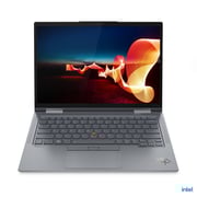 Lenovo ThinkPad X1 Yoga Gen 7 (2022) Laptop - 12th Gen / Intel Core i7-1255U / 14inch WUXGA Touch / 512GB SSD / 16GB RAM / Windows 11 Pro / English & Arabic Keyboard / Grey / Middle East Version - [21CD002CGR]