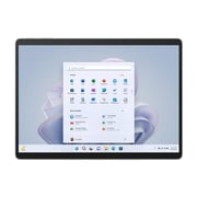 Microsoft Surface Pro 9 (2022) - 12th Gen / Intel Core i5-1235U / 13inch PixelSense Display / 8GB RAM / 128GB SSD / Shared Intel Iris Xe Graphics / Windows 11 Pro / English Keyboard / Platinum / International Version - [QCH-00001]
