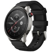 Amazfit GTR 4 Smart Watch 1.43-inch AMOLED Display | 24/7 Health Management | Bluetooth Phone Calls | Music Storage | GPS | 14 Days Battery Life - Black