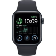 Apple Watch SE GPS 40mm Midnight Aluminum Case with Midnight Sport Band – Middle East Version