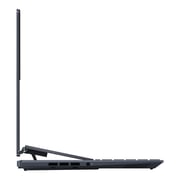 ASUS ZenBook Pro 14 Duo OLED (2022) Laptop - 12th Gen / Intel Core i7-12700H / 14.5inch 2.8K / 16GB RAM / 1TB SSD / 4GB NVIDIA GeForce RTX 3050 Ti Graphics / Windows 11 Home / English & Arabic Keyboard / Black / Middle East Version - [UX8402ZE-OLED007W]