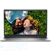 Dell Inspiron 15 (2022) Laptop - 12th Gen / Intel Core i7-1255U / 15.6inch FHD / 16GB RAM / 512GB SSD / Shared Intel Iris Xe Graphics / Windows 11 Home / English & Arabic Keyboard / Silver / Middle East Version - [3520-INS-6003-SLV]