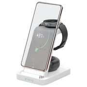 Smart 3-in-1 Wireless Charging Dock White