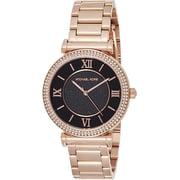 Michael Kors Womens Quartz Watch, Analog Display and Stainless Steel Strap MK3356