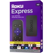 Roku Express Streaming Media Player with Simple Remote - Black