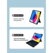 Maxguard Efficiente Series Detachable Keyboard Case Black iPad 10.9inch