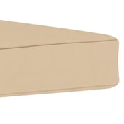 vidaXL Pallet Ottoman Cushion Beige Fabric