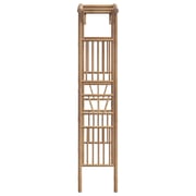 vidaXL Rose Arch Bamboo 118x40x187 cm