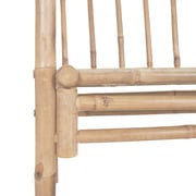 vidaXL Garden Bench with Pergola 116 cm Bamboo