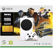 Microsoft Xbox Series S 512 GB SSD All-Digital Console (Disc-Free Gaming) -  Fortnite & Rocket League - Wireless Controller (Renewed)