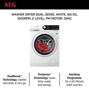 AEG Free Standing Washer & Dryer 8 kg / 6 kg AG-LWX7E8611B