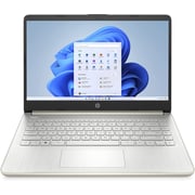 HP (2020) Laptop - 11th Gen / Intel Core i5-1135G7 / 14inch FHD / 512GB SSD / 8GB RAM / Windows 11 Home / English & Arabic Keyboard / Pale Gold / Middle East Version - [14S-DQ2220NE]