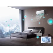 Hisense 2 Ton Split Air Conditioner Rotary Compressor 24000 BTU Series R410A, T1 Heat & Cold Remote Control White AS-24HR4SXTCA01- International Version