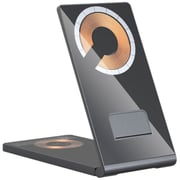 Trands Glassy Series 4 In 1 Wireless Charger Black