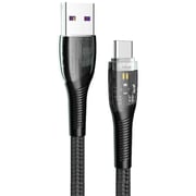 Trands Glassy Series USB-C Cable 1m Black