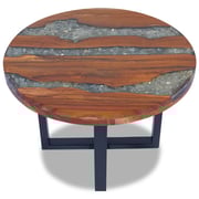 vidaXL Coffee Table Teak Resin 60 cm