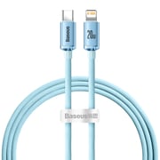 Baseus Crystal Shine Series Fast Charging Data Cable Type-C to Lightning 20W 1.2m (Sky Blue)