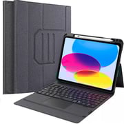 Protect Wireless Keyboard Case Grey iPad 10.9inch 10th Gen