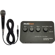 Mediacom MCI-Mix 88 Karaoke Anywhere Mixer With Bluetooth 5.0 Connection, 1 Corded Mic And Multiple Reverb Effects