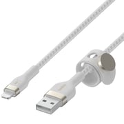 Belkin BoostCharge Pro Flex Lightning Cable 3m White