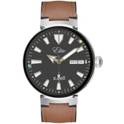 Xcell Elite 3 Smart Watch Brown With Leather Strap