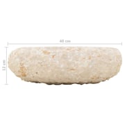 vidaXL Marble Sink 40*12 cm