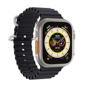 Zentality 49mm Ultra Fit Evo Calling Smart Watch with Voice Assistant Orange