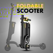 Switch ACSWTESA125BLK Quadruple Folding E-Scooter