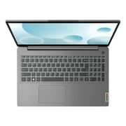 Lenovo IdeaPad 3 (2022) Laptop - 12th Gen / Intel Core i7-1255U / 15.6inch FHD / 512GB SSD / 8GB RAM / Shared Intel Iris Xe Graphics / Windows 11 Home / English & Arabic Keyboard / Grey / Middle East Version - [82RK006HAX]