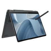Lenovo Ideapad Flex 5 (2022) 2-in-1 Laptop - 12th Gen / Intel Core i7-1255U / 14inch WUXGA / 512GB SSD / 16GB RAM / Shared Intel Iris Xe Graphics / Windows 11 Home / English & Arabic Keyboard / Grey / Middle East Version - [82R70077AX]