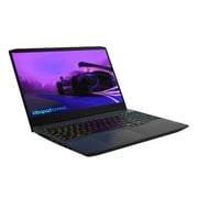 Lenovo Ideapad Gaming 3 (2021) Laptop - 11th Gen / Intel Core i5-11320H / 15.6inch FHD / 512GB SSD / 8GB RAM / 4GB NVIDIA GeForce GTX 1650 Graphics / Windows 11 Home / English & Arabic Keyboard / Black / Middle East Version - [82K101HLAX]