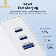 BrandTech Fast Charger White