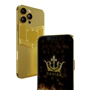 Caviar Luxury 24K Gold Customized iPhone 14 Pro Limited Edition 1 TB International Version - Phyramid