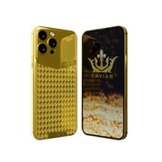 هاتف iPhone 14 Pro Max الإصدار المحدود المخصص من Caviar Luxury 24K ذهبى، سعة تخزين 1 تيرابايت، نسخة عالمية