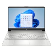 HP 15t-dy500 Laptop 12th Gen Core i7-1260P 4.7GHz 8GB 256GB SSD Intel Iris Xe Graphics Windows 11 Home 15.6inch HD Silver English Keyboard- International Version