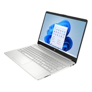 HP 15t-dy500 Laptop 12th Gen Core i7-1260P 4.7GHz 8GB 256GB SSD Intel Iris Xe Graphics Windows 11 Home 15.6inch HD Silver English Keyboard- International Version