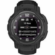 Garmin 010-02730-00 Instinct Crossover Solar Tactical Edition Smart Watch Black