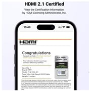 FITIT HDMI Cable 8K 2M, HDMI 2.1 High Speed 18Gbps 4K@120Hz, 8K @ 60Hz Ultra HDMI Certified, HDR 3D 8K HDMI to HDMI Video Cable Compatible with MacBook Pro, Playstation PS5/4 Switch TV Xbox Projector Laptop PC