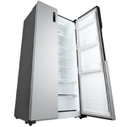 LG New Side by Side Refrigerator, Total No Frost, Multi AirFlow, Touch LED Display, Smart Inverter Compressor Tempered Glass