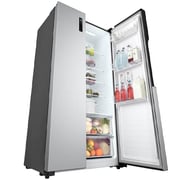 LG New Side by Side Refrigerator, Total No Frost, Multi AirFlow, Touch LED Display, Smart Inverter Compressor Tempered Glass
