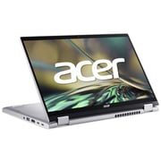 Acer Spin 3 (2022) Laptop - 12th Gen / Intel Core i5-1235U / 14inch FHD / 8GB RAM / 512GB SSD / Windows 11 Home / English & Arabic Keyboard / Pure Silver / Middle East Version - [SP314-55N-57QC]
