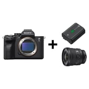 Sony Alpha a7S III Full Frame Mirrorless Camera Body Black - ILCE7SM3 With FE PZ 16–35 mm F4 G Lens and NPFZ100 Battery