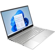 HP Pavilion (2022) Laptop - 12th Gen / Intel Core i7-1255U / 15.6inch FHD / 1TB SSD / 16GB RAM / 2GB NVIDIA GeForce MX550 Graphics / Windows 11 Home / English & Arabic Keyboard / Natural Silver / Middle East Version - [15-EG2039NE]