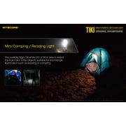 NITECORE TIKI Mini Futuristic LED Keychain Light 300 Lumens-Built-in Rechargeable Li-ion battery