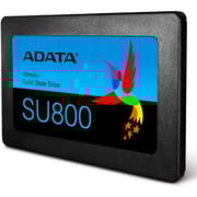 ADATA SU800 256GB 3D-NAND 2.5 Inch SATA III High Speed Read & Write up to 560MB/s & 520MB/s Solid State Drive - Black